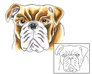 Dog Tattoo Animal tattoo | JJF-00843