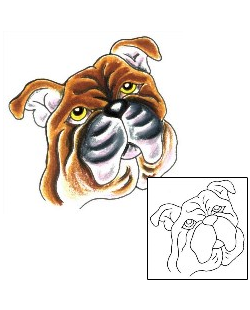 Dog Tattoo Animal tattoo | JJF-00844