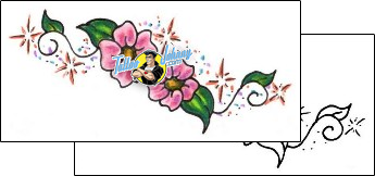 Flower Tattoo plant-life-flowers-tattoos-jennifer-james-jjf-00868