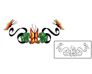 Butterfly Tattoo Specific Body Parts tattoo | JJF-00910