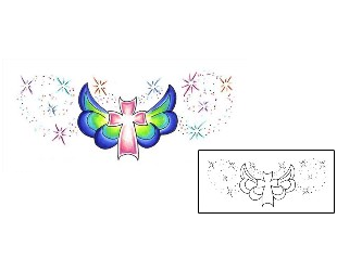 Butterfly Tattoo Specific Body Parts tattoo | JJF-00921