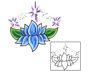 Asian Tattoo Plant Life tattoo | JJF-01351