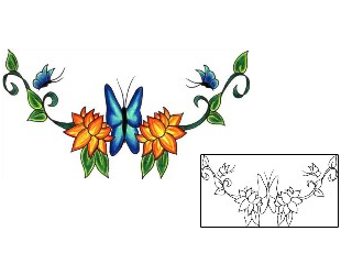 Lotus Tattoo Plant Life tattoo | JJF-01355
