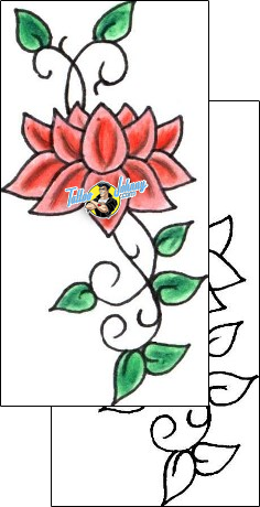 Flower Tattoo plant-life-flowers-tattoos-jennifer-james-jjf-01359