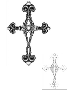 Cross Tattoo Religious & Spiritual tattoo | JKF-00009