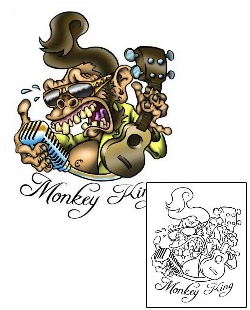 Funny Tattoo Monkey King Tattoo