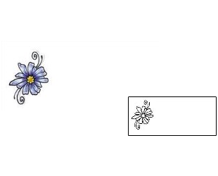 Flower Tattoo Plant Life tattoo | JNF-00009