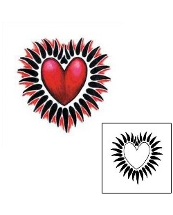 Heart Tattoo For Women tattoo | JNF-00028
