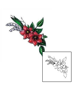 Flower Tattoo Plant Life tattoo | JNF-00061