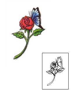 Butterfly Tattoo Plant Life tattoo | JNF-00133