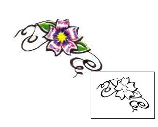 Flower Tattoo Plant Life tattoo | JNF-00147