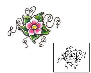 Flower Tattoo Plant Life tattoo | JNF-00179