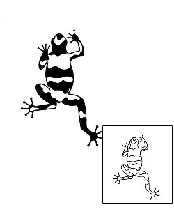 Frog Tattoo Reptiles & Amphibians tattoo | JOF-00174