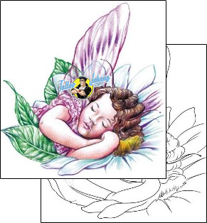 Fairy Tattoo fantasy-tattoos-judy-parker-jpf-00048