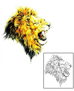 Lion Tattoo Animal tattoo | JPF-00061