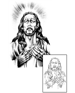Jesus Tattoo Religious & Spiritual tattoo | JPF-00112