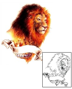Lion Tattoo Miscellaneous tattoo | JPF-00248