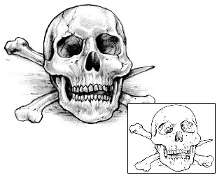 Skull Tattoo Horror tattoo | JPF-00288