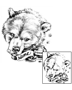 Bear Tattoo Miscellaneous tattoo | JPF-00337