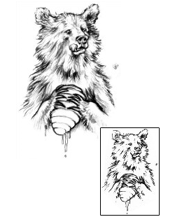 Bear Tattoo Animal tattoo | JPF-00341