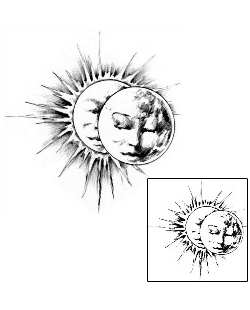 Sun Tattoo Religious & Spiritual tattoo | JPF-00457