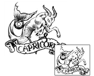 Capricorn Tattoo Zodiac tattoo | JPF-00479