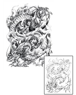 Dragon Tattoo Mythology tattoo | JPF-00520