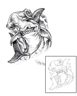 Shark Tattoo Marine Life tattoo | JPF-00532