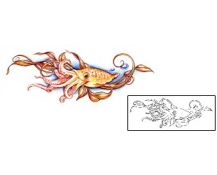 Jellyfish Tattoo Marine Life tattoo | JPF-00587