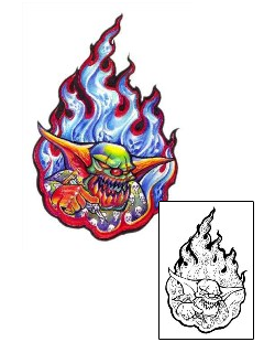 Fire – Flames Tattoo Mythology tattoo | JPF-00595