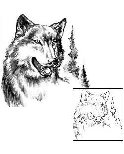 Wolf Tattoo Animal tattoo | JPF-00614
