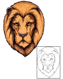 Lion Tattoo Animal tattoo | JSF-00024