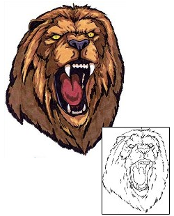 Lion Tattoo Animal tattoo | JSF-00025
