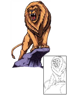 Lion Tattoo Animal tattoo | JSF-00028