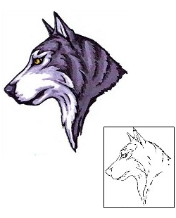 Wolf Tattoo Animal tattoo | JSF-00045