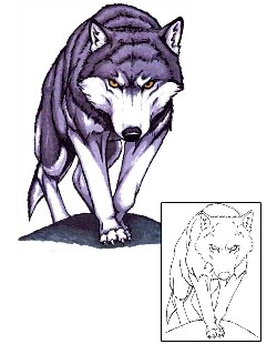 Wolf Tattoo Animal tattoo | JSF-00049