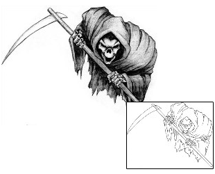 Reaper Tattoo Horror tattoo | JSF-00051