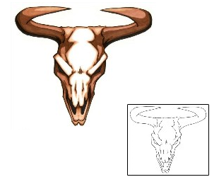 Bull Tattoo Horror tattoo | JSF-00108