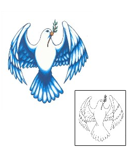 Bird Tattoo Religious & Spiritual tattoo | JSF-00208