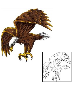 Eagle Tattoo For Women tattoo | JSF-00224