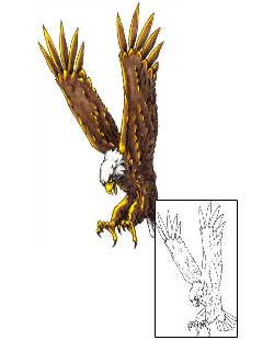 Eagle Tattoo Animal tattoo | JSF-00235
