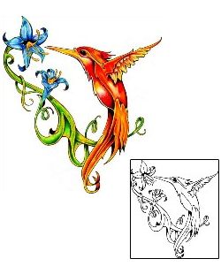 Hummingbird Tattoo Animal tattoo | JYF-00013