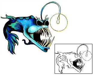 Monster Tattoo Marine Life tattoo | JYF-00069