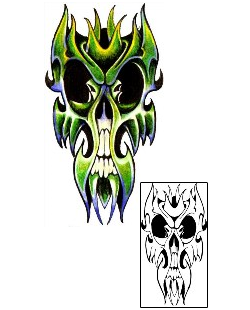 Skull Tattoo Horror tattoo | JYF-00081