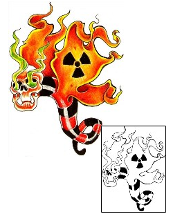 Skull Tattoo Horror tattoo | JYF-00117