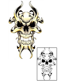 Devil - Demon Tattoo Horror tattoo | JYF-00133