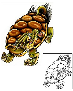 Turtle Tattoo Mythology tattoo | KBF-00003