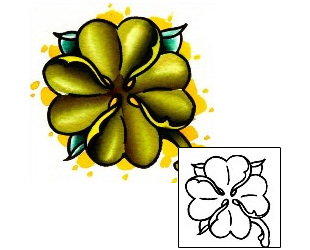 Clover Tattoo Plant Life tattoo | KBF-00018
