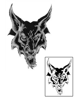 Wolf Tattoo Horror tattoo | KHF-00023
