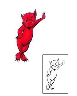 Devil - Demon Tattoo Horror tattoo | KHF-00040
